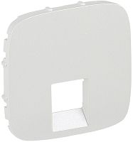 Лицевая панель Legrand Valena Allure для 1-м. розетки RJ11/RJ45 жемчуг картинка